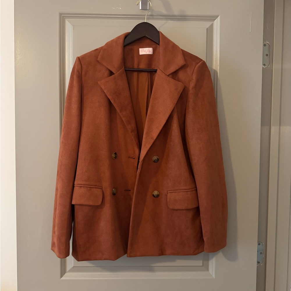 Pink Lily, Suede blazer, Medium
